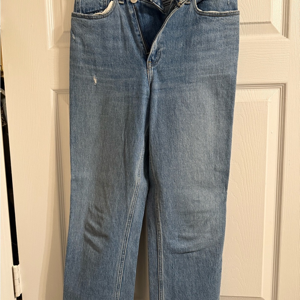 Abercrombie 90s high rise straight leg jeans